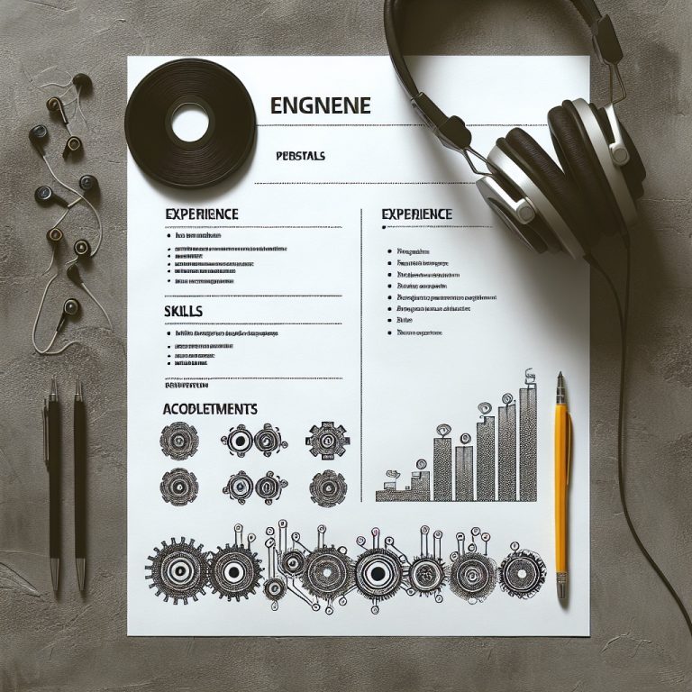Audio Engineer Resume Generator