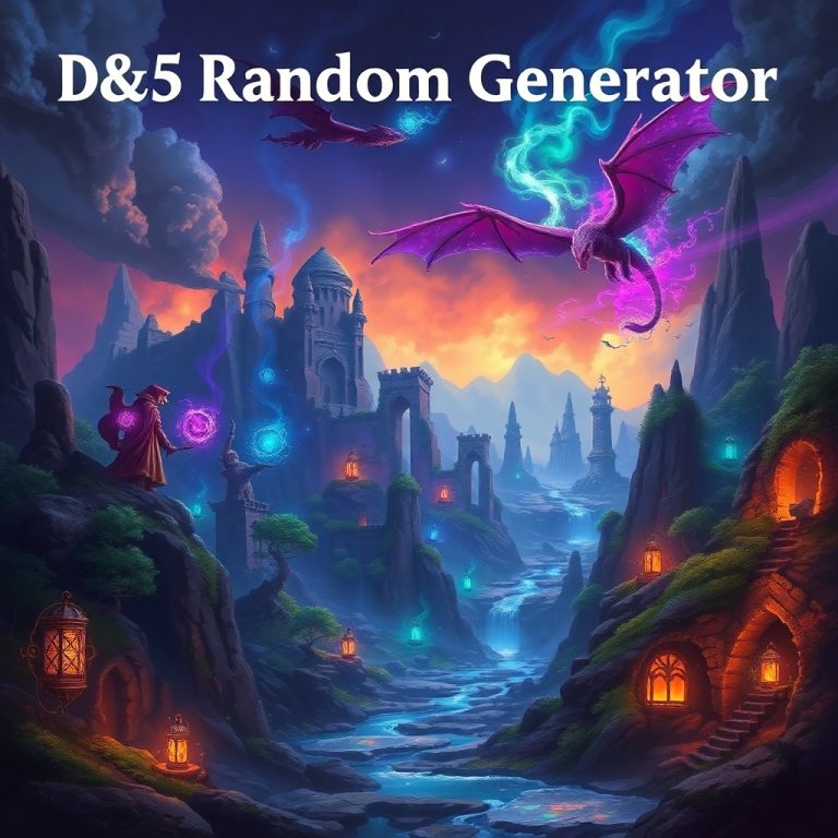 D&d 5e Random Generator