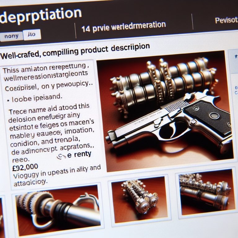 Gumtree Product Description Generator