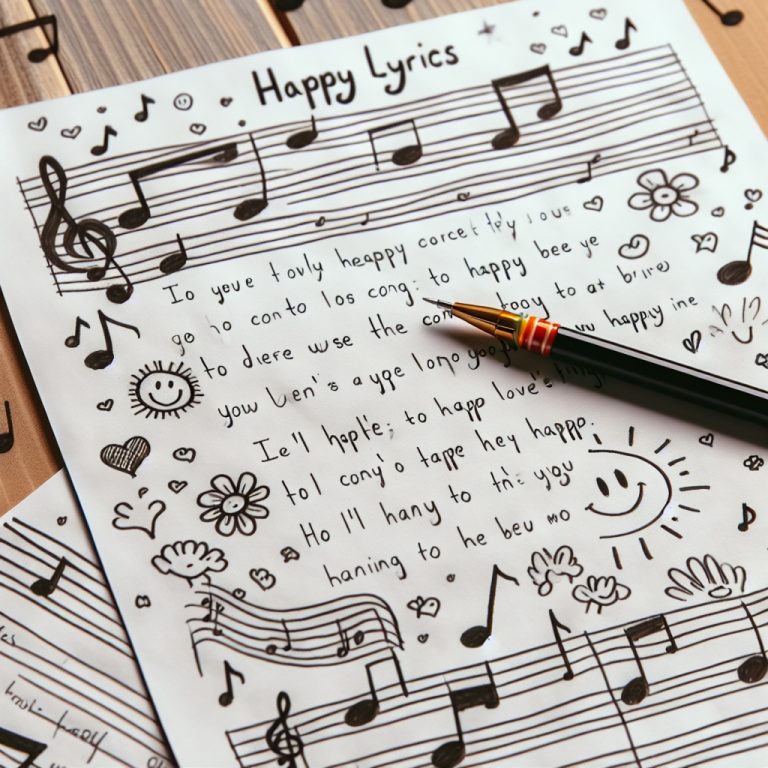 Happy Song Lyrics Generator