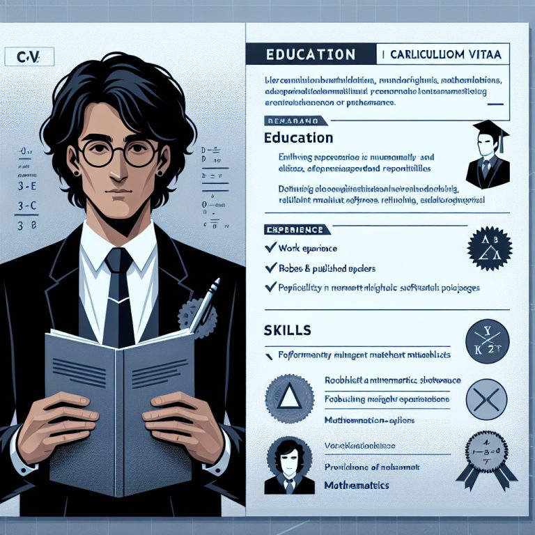 Mathematician Resume Generator