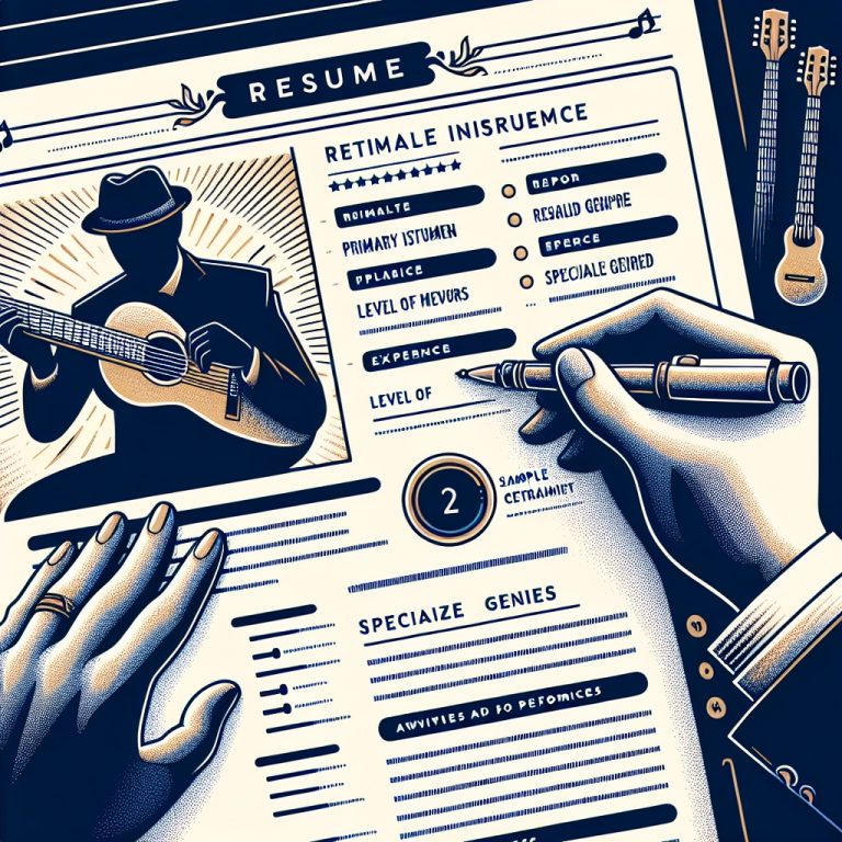 Musician Resume Generator