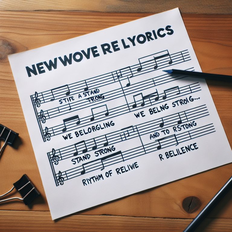 New Wave Song Lyrics Generator
