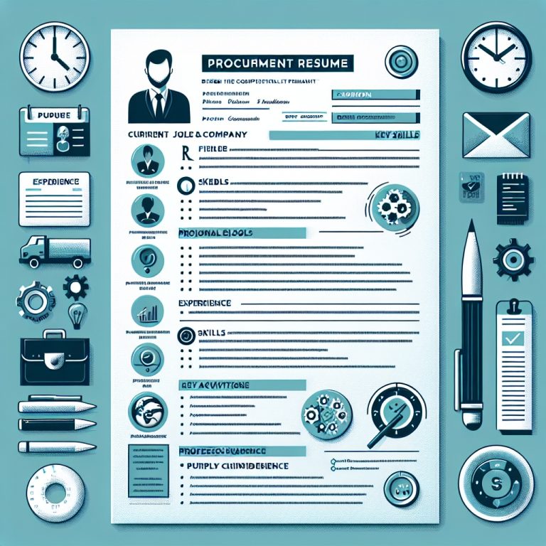 Procurement Resume Generator