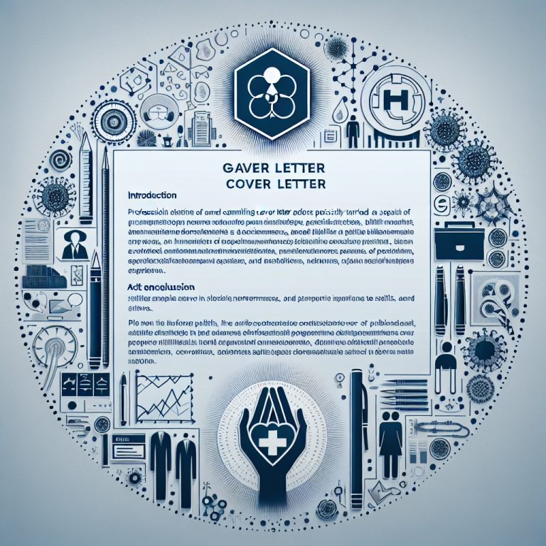 Public Health Cover Letter Generator