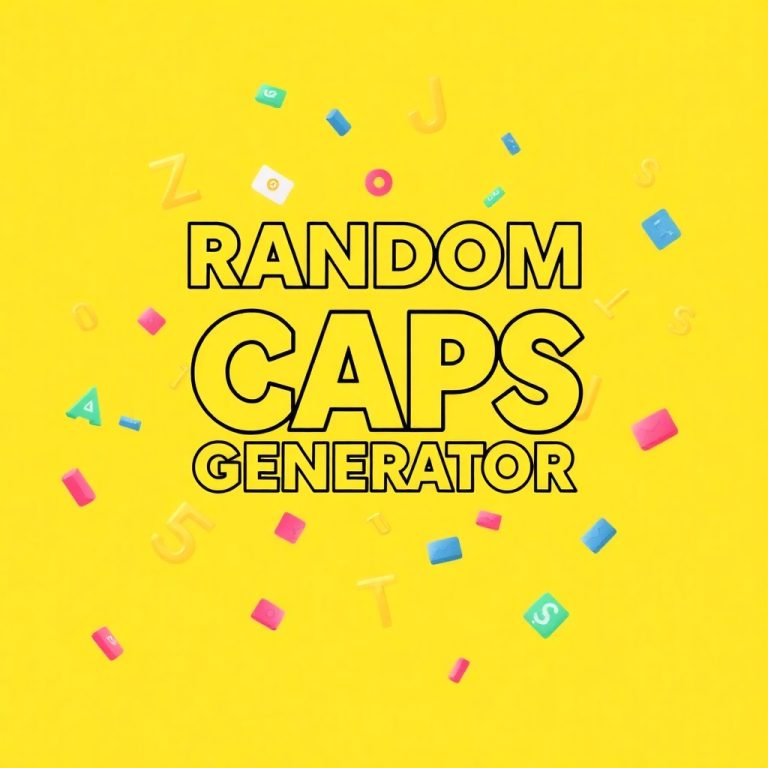 Random Caps Generator