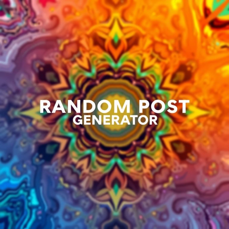 Random Post Generator