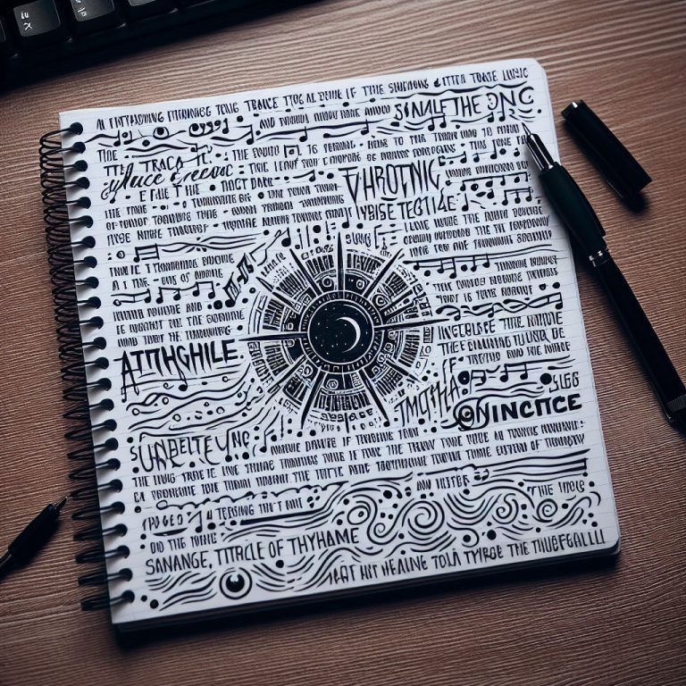 Trance Song Lyrics Generator